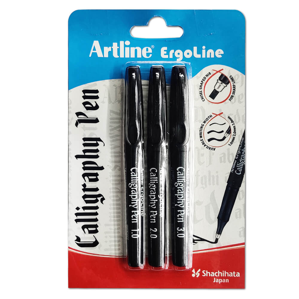 Cut Nib Calligarphy Pens Set of 3